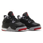 Air Jordan 4 Retro Bred Reimagined (Toddler) sneakers — style BQ7670-006 — photo 2 of 5 - Image 2
