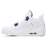 Air Jordan 4 Retro Metallic Purple (GS) sneakers — style 408452-115 — photo 3 of 5 - Image 3