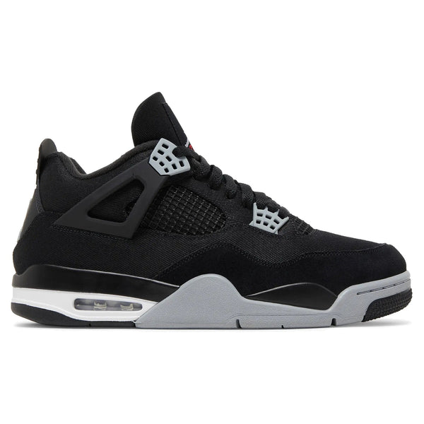Air Jordan 4 Retro SE Black Canvas sneakers — style DH7138-006 — photo 1 of 5