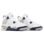 Air Jordan 4 Retro White Midnight Navy (GS) sneakers — style 408452-140 — photo 2 of 5 - Image 2
