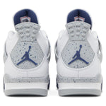Air Jordan 4 Retro White Midnight Navy sneakers — style DH6927-140 — photo 4 of 5 - Image 4