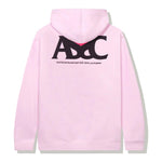 Anti Social Social Club Negative Space Hoodie Pink - Supra Sneakers - Image 1