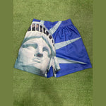Bravest Studios Mega Liberty Shorts Blue, Shorts - Supra Sneakers - Image 3