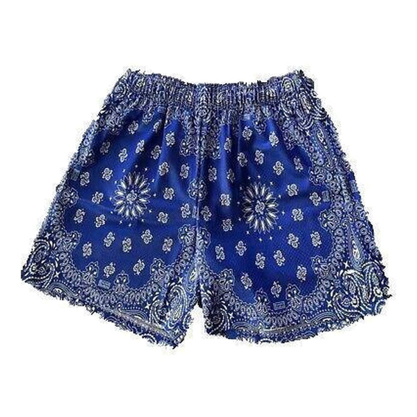 Bravest Studios Blue Paisley Shorts - Supra Sneakers