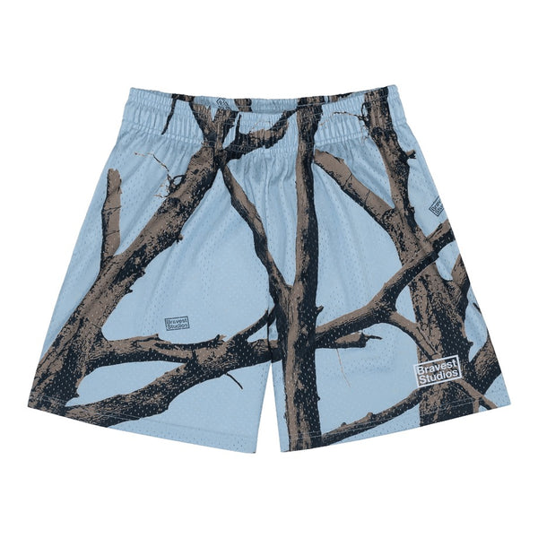 Bravest Studios Tree Camo Short Baby Blue - Supra Sneakers