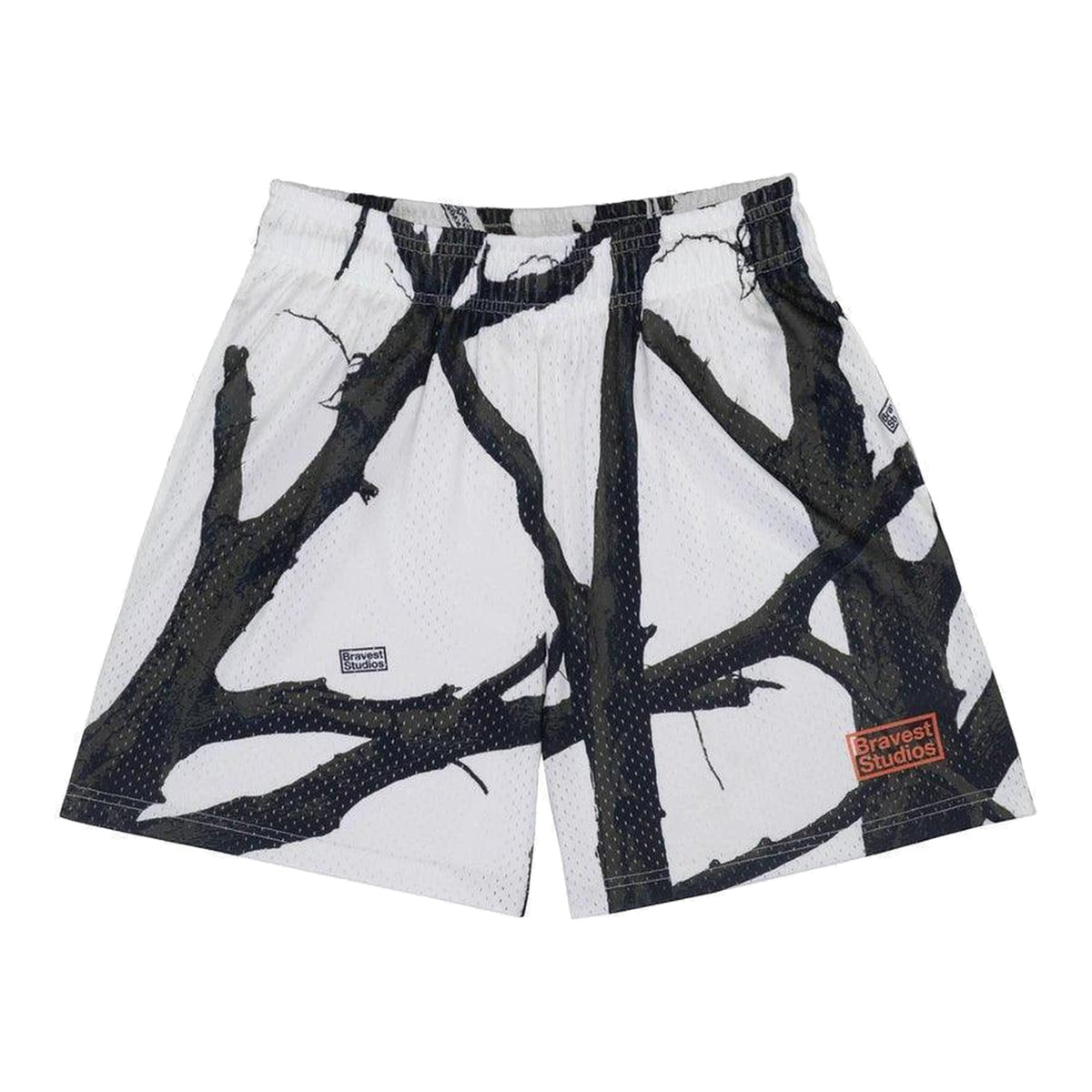 Bravest Studios Tree Camo Shorts White - Supra Sneakers