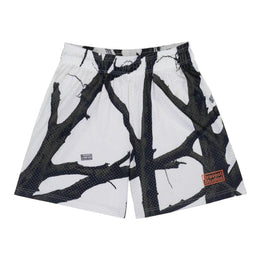 Bravest Studios Tree Camo Shorts White