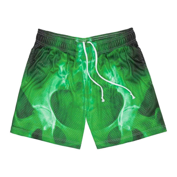 Bravest Studios X-Ray Shorts Green - Supra Sneakers