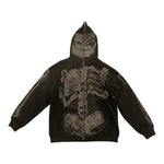 Cactus Jack x Fragment Skeleton Graffiti Full Zip Hoodie Redux (ComplexCon) - Image 1