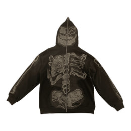Cactus Jack x Fragment Skeleton Graffiti Full Zip Hoodie Redux (ComplexCon)