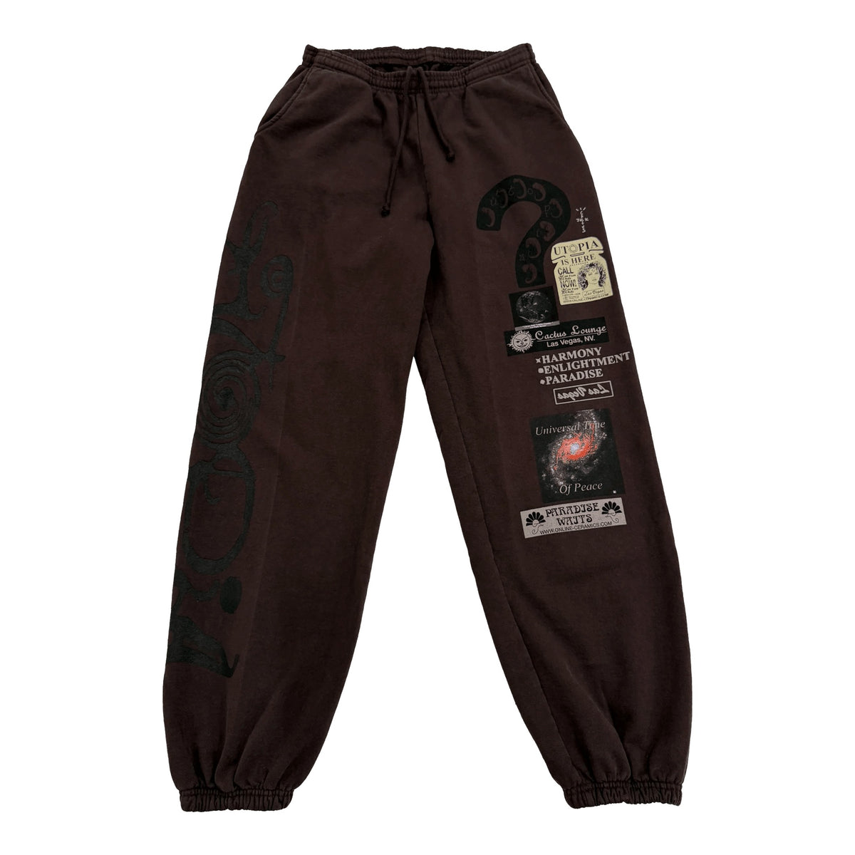 Cactus Jack x Online Ceramics Utopia Sweatpants Brown (ComplexCon)