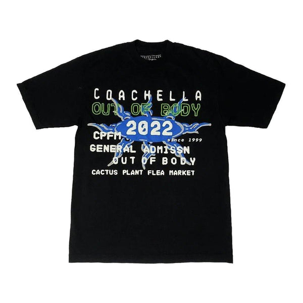 Cactus Plant Flea Market Coachella Weekend 2 T-shirt Black - Supra Sneakers