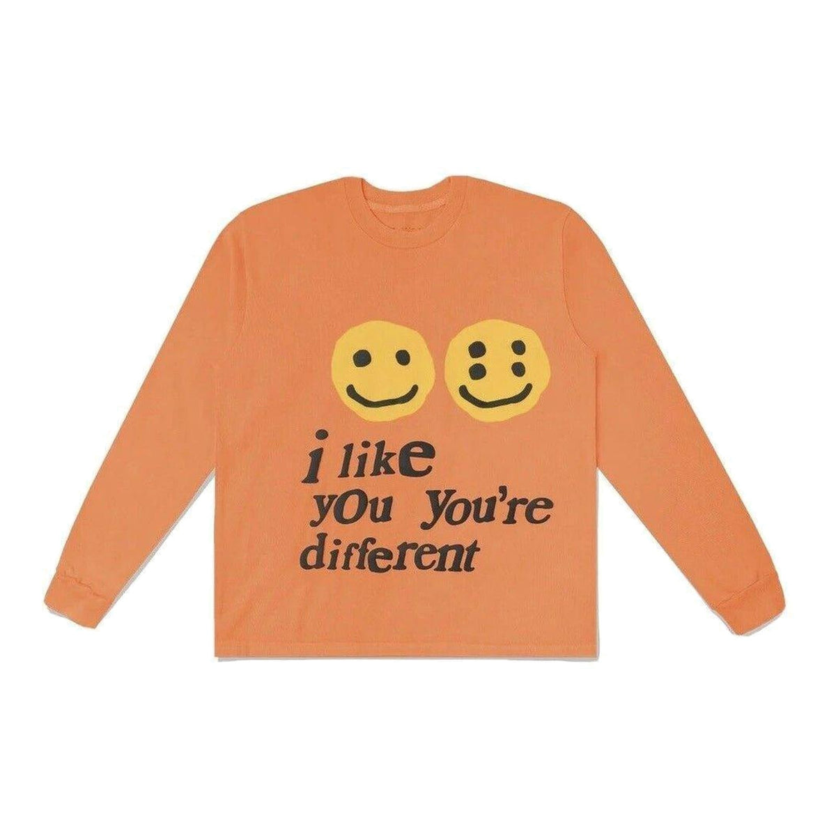 Cactus Plant Flea Market I Like You You're Different L/S Tee Orange - Supra Sneakers