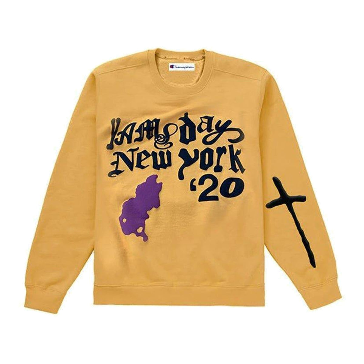 Cactus Plant Flea Market Yams Day In Loving Memory L/S Tee Yellow - Supra Sneakers