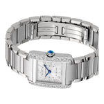 Cartier Tank Française Watch, Small Model, Quartz Movement, Steel, Diamonds - Image 4