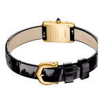 Cartier Tank Louis Cartier Watch, Mini Model, Quartz Movement, Yellow Gold, Leather - Image 2