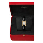 Cartier Tank Louis Cartier Watch, Mini Model, Quartz Movement, Yellow Gold, Leather - Image 5