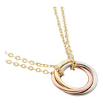 Cartier Trinity Necklace, Small Model, 18k White Gold - Image 2