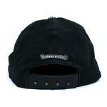 Chrome Hearts 5 Panel Suede Dagger Baseball Cap Black - Supra Sneakers - Image 2