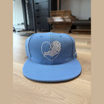 Chrome Hearts Baseball Fitted Hat Blue Viny Heart - Size 7 1/4 - Image 3