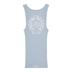 Chrome Hearts Horseshoe Rib Tank Top Baby Blue - Image 2