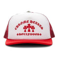 Chrome Hearts King Taco Cross Trucker Hat Red
