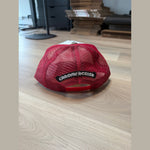 Chrome Hearts King Taco Cross Trucker Hat Red - Image 7