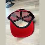 Chrome Hearts King Taco Cross Trucker Hat Red - Image 9