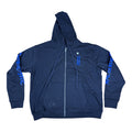Chrome Hearts Script Thermal Zip Up Hoodie Black / Blue