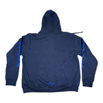 Chrome Hearts Script Thermal Zip Up Hoodie Black / Blue - Image 2