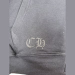 Chrome Hearts Script Thermal Zip Up Hoodie Black / Blue - Image 5