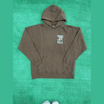 Complexcon x Verdy Brown Chest Logo Graphic Hoodie Brown - Image 3