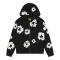 Denim Tears Cotton Wreath Zip Hoodie Black