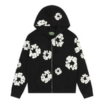 Denim Tears Cotton Wreath Zip Hoodie Black - Image 1
