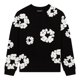 Denim Tears Long Sleeve Cotton Wreath Tee Black