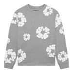 Denim Tears Long Sleeve Cotton Wreath Tee Grey - Image 1