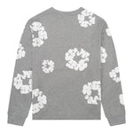 Denim Tears Long Sleeve Cotton Wreath Tee Grey - Image 2