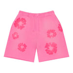 Denim Tears Mono Cotton Wreath Sweat Shorts Pink - Image 1