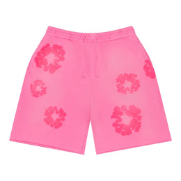 Denim Tears Mono Cotton Wreath Sweat Shorts Pink