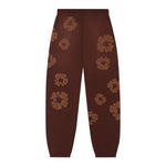 Denim Tears Mono Cotton Wreath Sweatpants Brown - Image 2