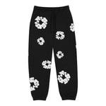 Denim Tears The Cotton Wreath Sweatpants Black - Image 1