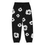 Denim Tears The Cotton Wreath Sweatpants Black - Image 2