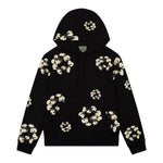 Denim Tears x CPFM Cactus Tears Wreath Hoodie Black - Image 1