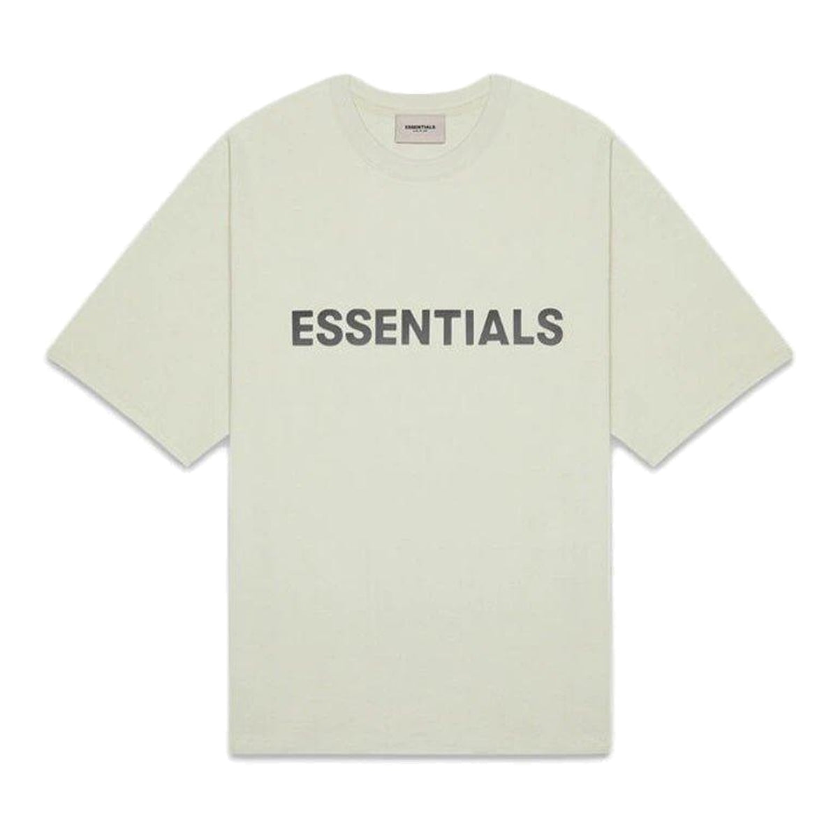 Fear of God Essentials Boxy Tee Appliqué Logo Sage - Supra Sneakers