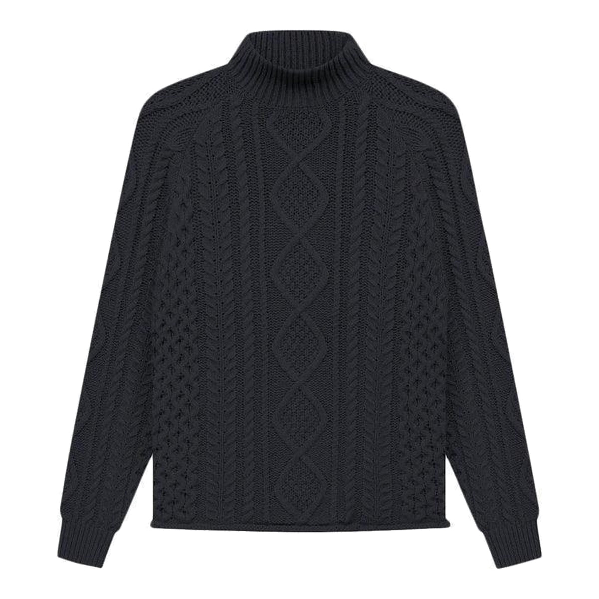 Fear of God Essentials Cable Knit Turtleneck Iron - Supra Sneakers