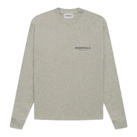 Fear of God Essentials T-shirt à manches longues Dark Heather Oatmeal