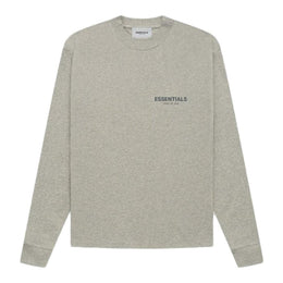 Fear of God Essentials Long Sleeve T-shirt Dark Heather Oatmeal