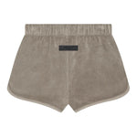 Fear of God Essentials Women's Velour Beach Short Desert Taupe - Supra Sneakers - Image 1