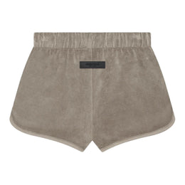 Fear of God Essentials Women's Velour Beach Short Desert Taupe
