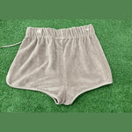 Fear of God Essentials Women's Velour Beach Short Desert Taupe, Shorts - Supra Sneakers - Image 3